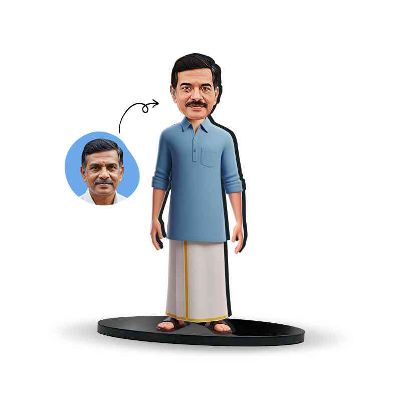 Father in Lungi