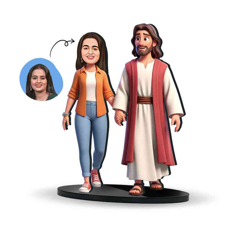Lady with jesus
